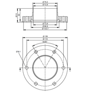 Adaptery do wspawania En10357 Seria C (Asme Bpe) (E40625) - IFM