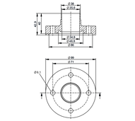 Adaptery do wspawania En10357 Seria D (Sms) (E40632) - IFM