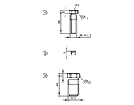 Złączka zaciskowa do czujników  procesowych G 1/2" COMPRESSION FITTING 8MM (E43020) - IFM
