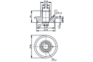 Adapter Procesowy Varivent ADAPT G1/2-VARIVENT D50 3A (E43034) - IFM