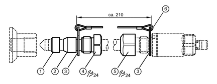 Adapter typu Clamp do czujników  procesowych (E43322) - IFM