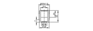 Adapter wkręcany G1/2-M30X1,5 (E43325) - IFM