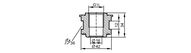Adapter montażowy  do czujników  procesowych (E43329) - IFM