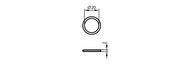 O-ring 20,00X2,00/EPDM 5PIECES (E43343) - IFM