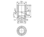 Adapter do wspawania do czujników  procesowych (E43412) - IFM