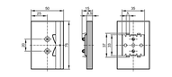 Adapter do montażu na szynie DIN (E70432) - IFM