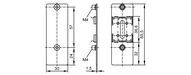 Adapter do montażu na szynę DIN (E73006) - IFM