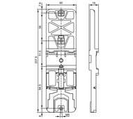 Adapter do montażu na szynę DIN (E78002) - IFM