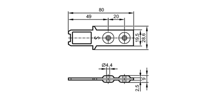 Aktuator dla wyłączników drzwiowych AS-i bezpieczeństwa (E7903S) - IFM