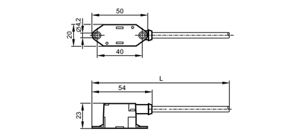 Konektor płaskiego przewodu AS-i FC connector PVC V2A 2m (E79995) - IFM