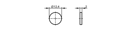 Tag RFID ID-TAG/D12X2/01 (E80312) - IFM