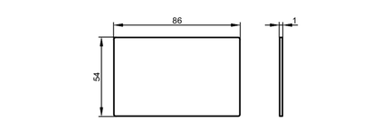 Tag RFID ID-TAG/ISO CARD/01 (E80320) - IFM
