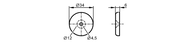 Tag RFID ID-TAG/34X6.0/06 (E80342) - IFM