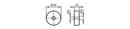 Tag RFID ID-TAG/R30X10/04 (E80353) - IFM