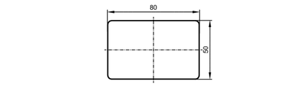 Tag RFID ID-TAG/Label 80X50/03 - 896 bit (E80379) - IFM