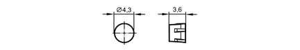 Tag RFID ID-TAG/4,35X3,6/03 - 896 bit (E80381) - IFM