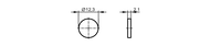 Tag RFID ID-TAG/12X2.3/06 (E80388) - IFM