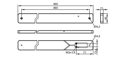 Adapter do anten RFID do zwiększenia maksymalnej prędkości poruszania się tagów ANT-AMP/490x40/KQ (E80392) - IFM