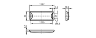Tag RFID ID-TAG/139 x 53 x 15/04 (E80393) - IFM
