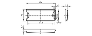 Tag RFID ID-TAG/174x70x17.6/04 (E80394) - IFM