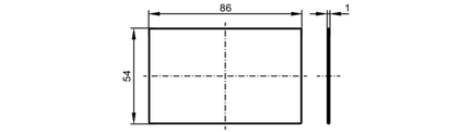 Tag RFID ID-TAG/86X54/06 (E80407) - IFM