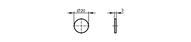 Tag RFID ID-TAG/R20X2,5/06-2528 Bit (E80427) - IFM