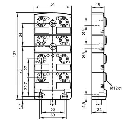 Rozdzielacze sygnałów Z do 8H059MSS0025H11 (EBC039) - IFM