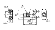 Rozdzielacze typu Y Z do 2F030MSS0000-00STGH040MSS (EBC112) - IFM