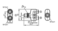 Rozdzielacze typu Y Z do 2H050MSS0000-00STGH050MSS (EBC116) - IFM