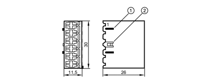 Standardowa obudowa Timer contacts (EC0460) - IFM