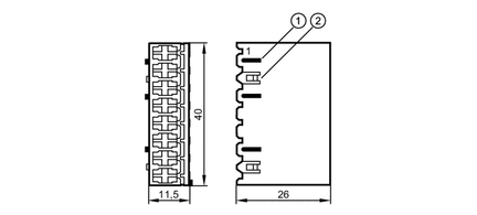 Standardowa obudowa Timer contacts (EC0462) - IFM