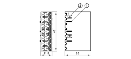 Standardowa obudowa Timer contacts (EC0463) - IFM