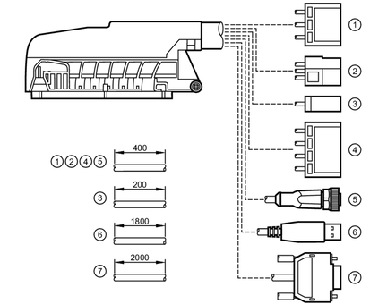 Przewód do programowania sterowników mobilnych R360/CABLE/ACCESS/CR0032 (EC2096) - IFM