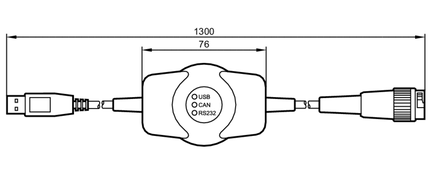Interfejs CAN do komputera PC R360/CAN-Interface/CANFox (EC2112) - IFM