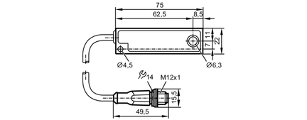 Synalizator przechyłu R360/CUSTOMER-SPECIFIC-UNIT (EC9203) - IFM