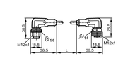 Przewód połączeniowy V do AH040MSS0001H04STAH040MSS (EVC032) - IFM