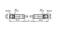 Przewód Ethernet VSTGN040VAS00,5R04STGN040VAS (EVF529) - IFM