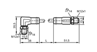Przewód Ethernet VSTGN040VAS0,25R04STAN040VAS (EVF535) - IFM