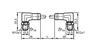 Przewód Ethernet VSTAN040VAS00,5R04STAN040VAS (EVF543) - IFM