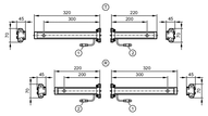 Zestaw ramienia do mutingu (EY5010) - IFM