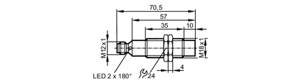 Czujnik bezpieczeństwa indukcyjny GIGA4008-2PS/SIL2/V4A/US (GG711S) - IFM