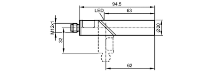 Czujnik indukcyjny IAE3010-BPKG/US-100-DPS (IA5106) - IFM