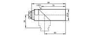 Czujnik indukcyjny IBE2020-FRKG (IB5124) - IFM