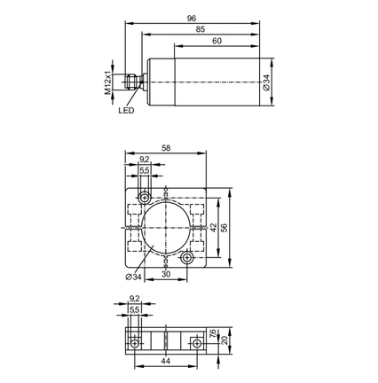 Czujnik indukcyjny IB-4030-CPKG/US (IB5171) - IFM