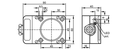 Czujnik indukcyjny ICE3040-FNKG (IC5006) - IFM