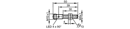 Czujnik indukcyjny IEB3001-BPKG/US-100-DPS (IE5090) - IFM