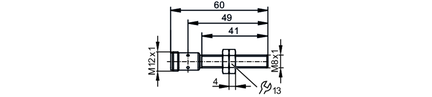 Czujnik indukcyjny IEK3001-BPKG/V4A/US-100/OLED (IE5215) - IFM