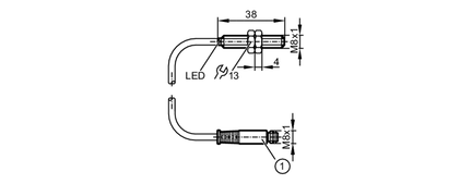 Czujnik indukcyjny IEB3002BBPKG/0,185M/PH/AS610 (IE5336) - IFM