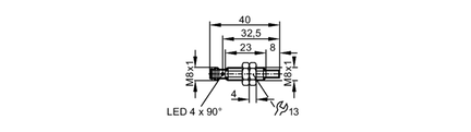 Czujnik indukcyjny IEBC005-BSKG/V4A/AS (IE5350) - IFM