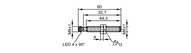 Czujnik indukcyjny  IEK3003-FRKG/V4A/IO/AS (IEP201) - IFM